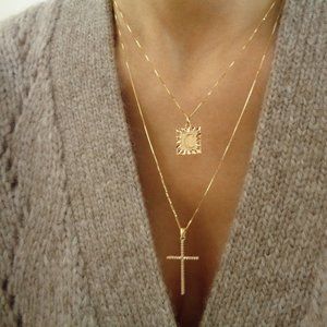 10k Solid Gold İnitial Pendant Necklace Genuine Real Gold Personalization Charm